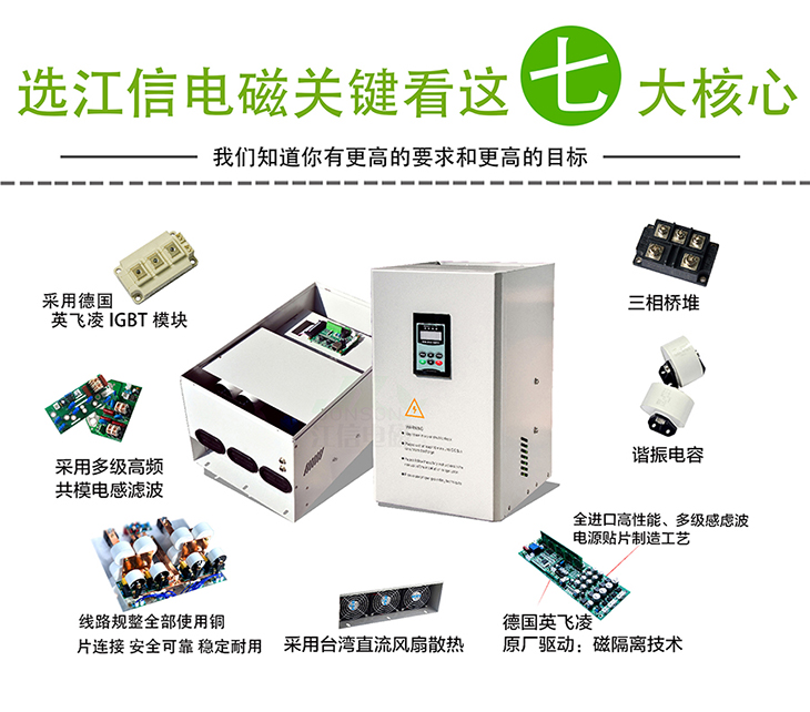 江信電磁加熱器七大核心元件 江信電磁加熱器七大核心元件