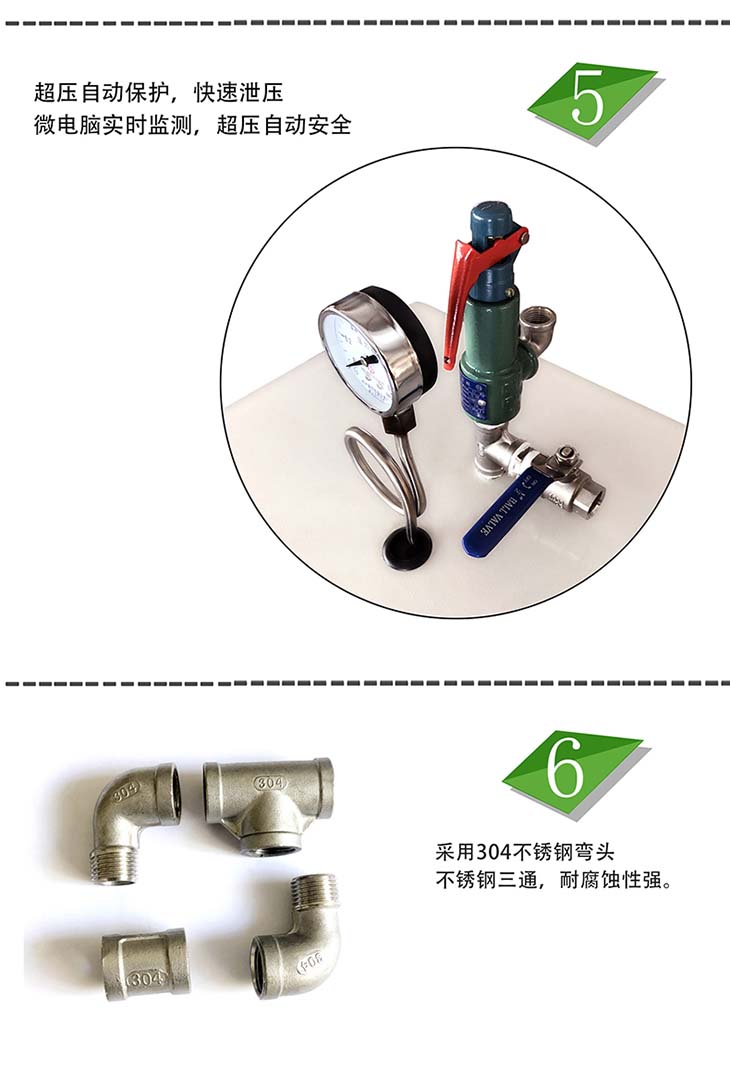 電磁加熱蒸汽鍋爐自動保護(hù)功能 電磁加熱蒸汽鍋爐自動保護(hù)功能